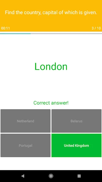 Europe Map Quiz - European Cou [МОД: Много монет, Открытые уровни и Мега MOD] Screenshot 5