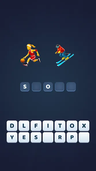 Emoji Quiz - Word game (Имоджи Квиз) [МОД: Много монет, Открытые уровни и Мега MOD] Screenshot 4