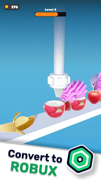 Topping Cream Robux Roblominer (Топпинг Крем Робукс Робломайнер) [МОД: Много монет, Открытые уровни и Мега MOD] Screenshot 3