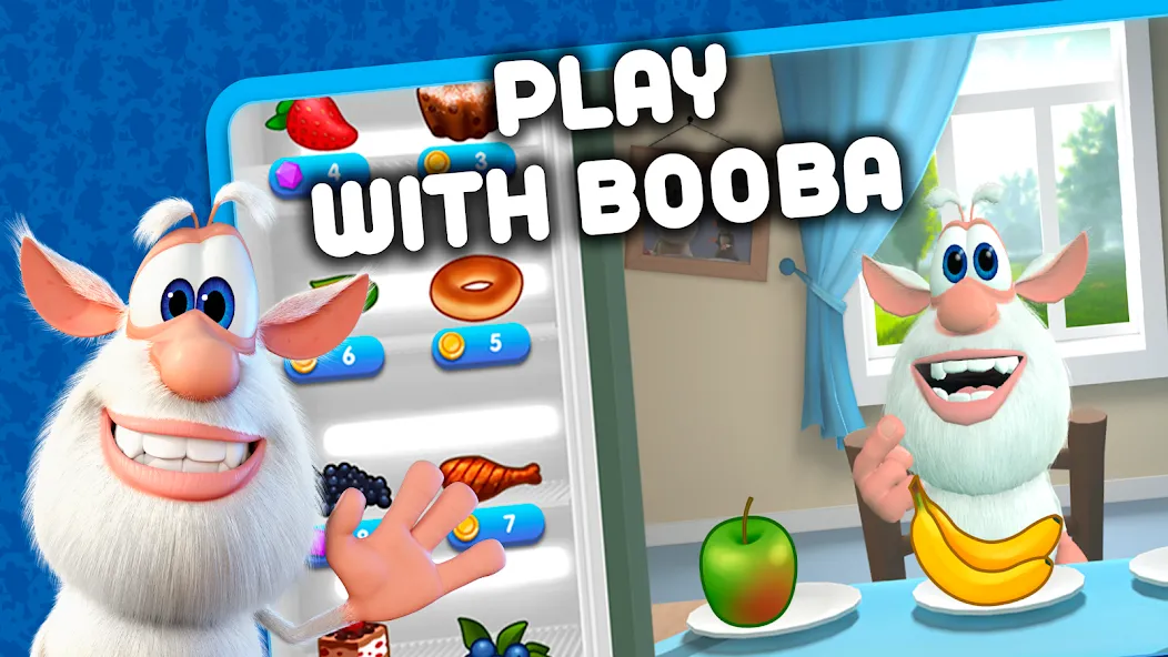 My talking Booba. Virtual pet [МОД: Меню, Бесконечные монеты и Открытые уровни] Screenshot 1