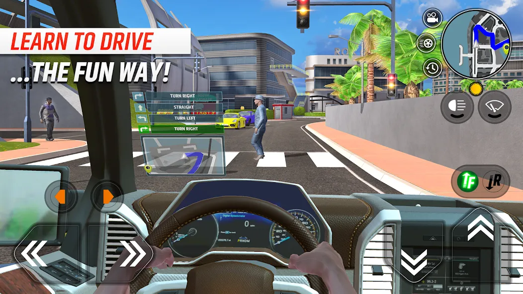 Car Driving School Simulator (Автошкола симулятор вождения) [МОД: Много монет, Открытые уровни и Мега MOD] Screenshot 1