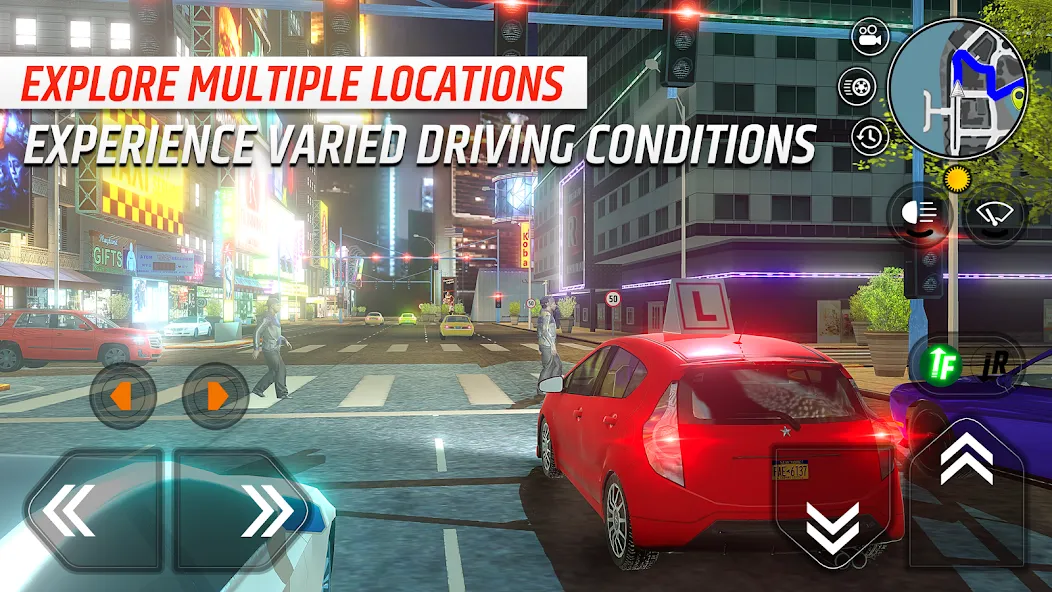 Car Driving School Simulator (Автошкола симулятор вождения) [МОД: Много монет, Открытые уровни и Мега MOD] Screenshot 2