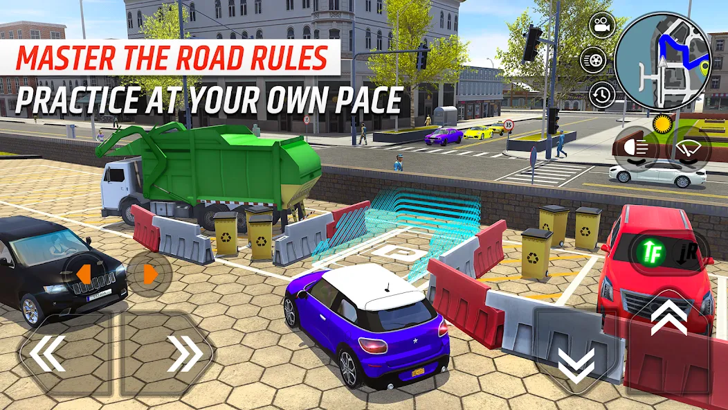 Car Driving School Simulator (Автошкола симулятор вождения) [МОД: Много монет, Открытые уровни и Мега MOD] Screenshot 3