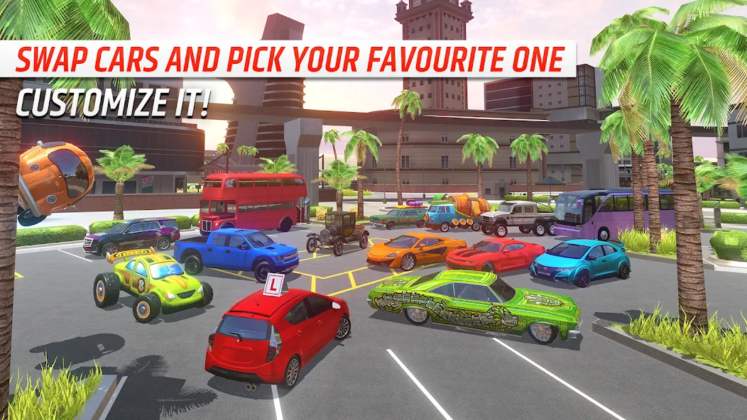 Car Driving School Simulator (Автошкола симулятор вождения) [МОД: Много монет, Открытые уровни и Мега MOD] Screenshot 4