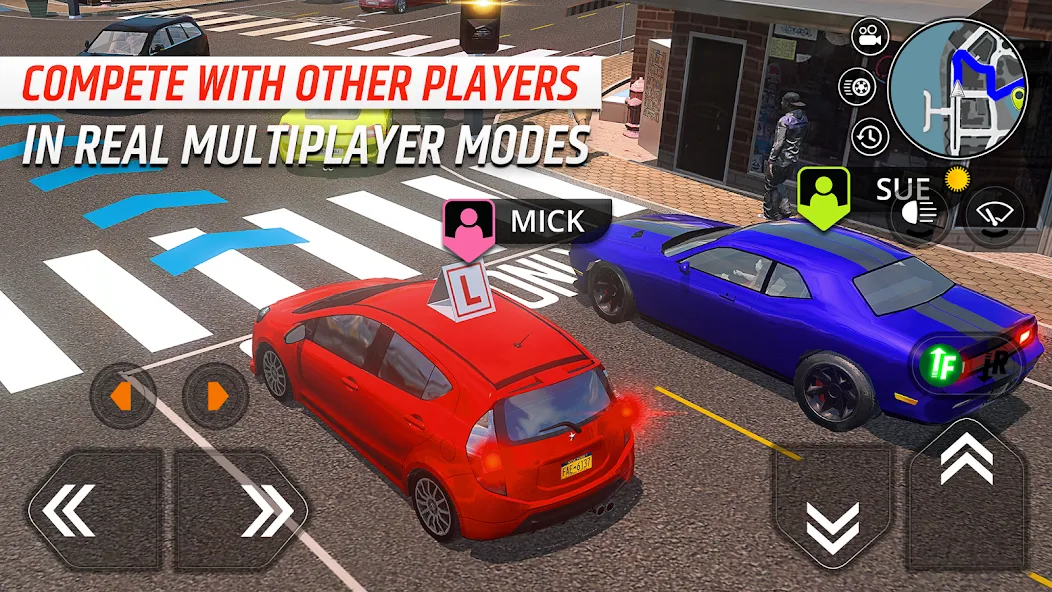Car Driving School Simulator (Автошкола симулятор вождения) [МОД: Много монет, Открытые уровни и Мега MOD] Screenshot 5