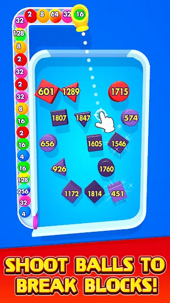 Bounce Merge (Баунс Мерж) [МОД: Меню, Бесконечные монеты и Открытые уровни] Screenshot 1