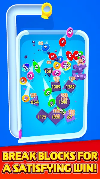 Bounce Merge (Баунс Мерж) [МОД: Меню, Бесконечные монеты и Открытые уровни] Screenshot 2