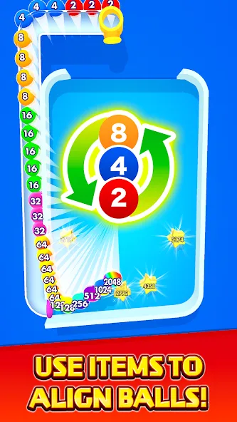 Bounce Merge (Баунс Мерж) [МОД: Меню, Бесконечные монеты и Открытые уровни] Screenshot 4