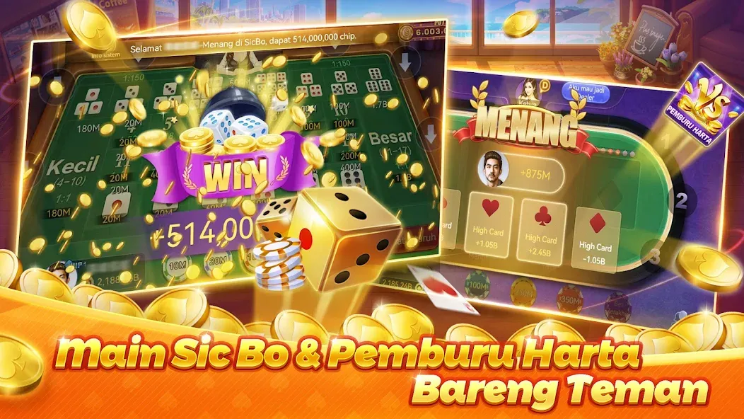 Poker Texas Boyaa (Покер Техас Бояа) [МОД: Деньги, Монеты и Меню MOD] Screenshot 4