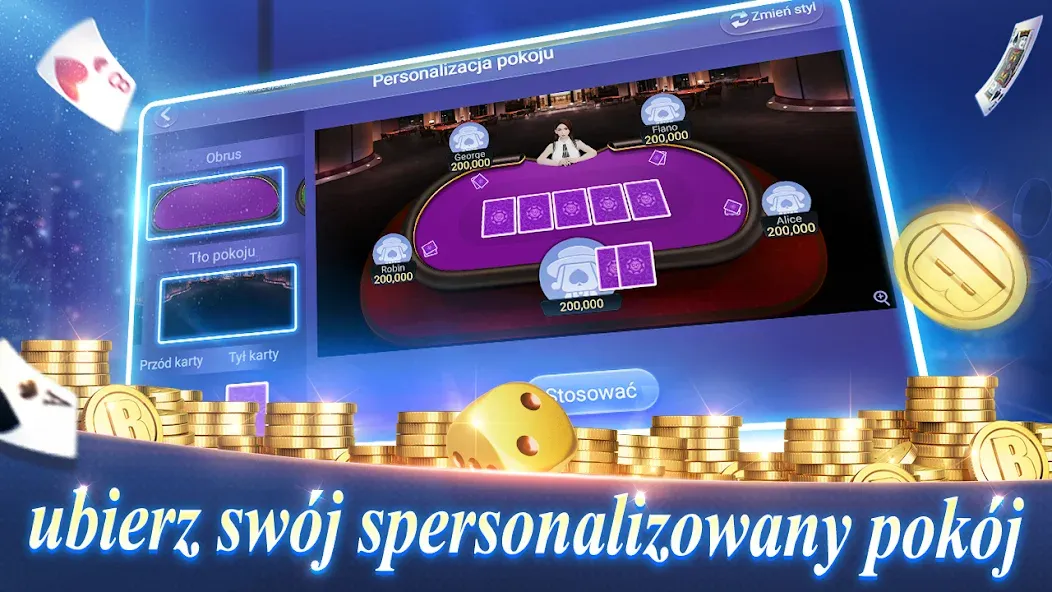 Texas Poker Polski  (Boyaa) (Техасский Покер Польский) [МОД: Деньги, Монеты и Меню MOD] Screenshot 2