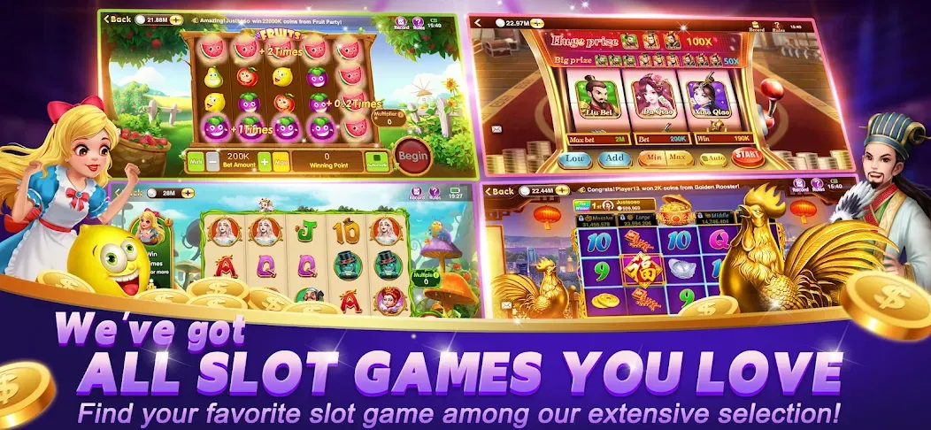 Happy Poker Slots (Хэппи Покер Слоты) [МОД: Меню, Бесконечные монеты и Открытые уровни] Screenshot 2