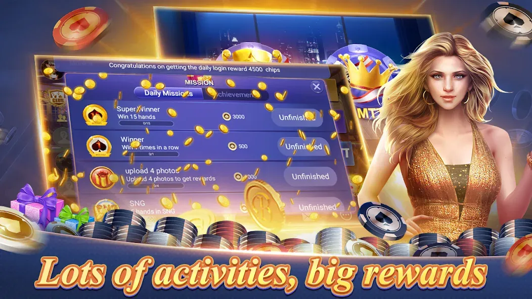 Texas Poker English (Boyaa) (Техасский покер Английский) [МОД: Много монет, Открытые уровни и Мега MOD] Screenshot 4