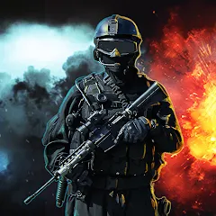 Скачать Black Commando : War Game (Блэк Коммандо) [МОД: Меню, Бесконечные монеты и Открытые уровни] | Взлом Black Commando : War Game на Андроид