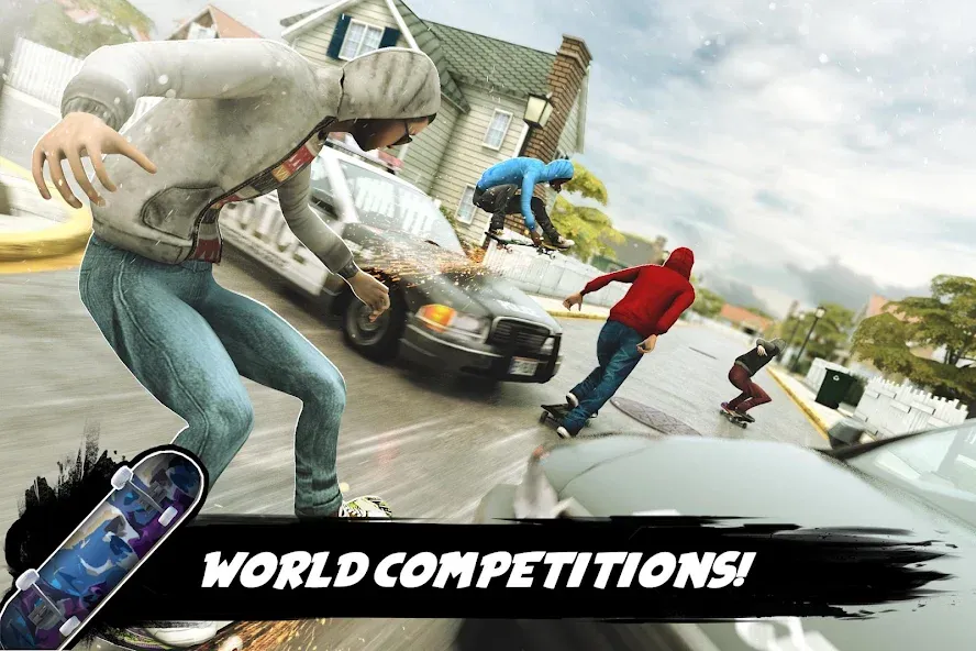 True Skateboarding Ride Style [МОД: Много монет, Открытые уровни и Мега MOD] Screenshot 5