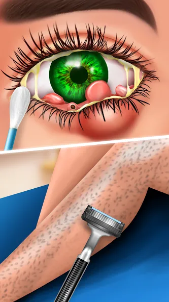 ASMR Doctor Makeup Salon games (АСМР) [МОД: Деньги, Монеты и Меню MOD] Screenshot 4