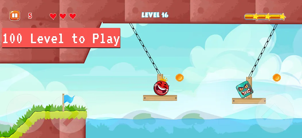 Bounce Ball 4: Red Season 4 (Рэд Баунс Болл 4) [МОД: Бесконечные деньги, Монеты и Мега MOD] Screenshot 1
