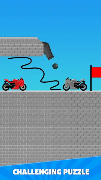 Draw Bridge Puzzle: Brain Game (Драу Бридж Пазл) [МОД: Деньги, Монеты и Меню MOD] Screenshot 5