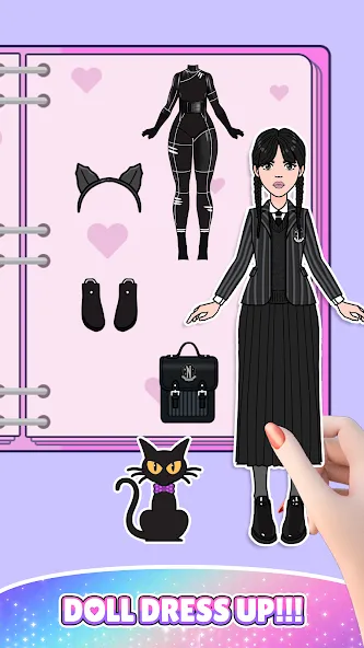 Paper Doll: Fashion Dress Up (Свит Пейпер Долл) [МОД: Все открыто, Дополнительные деньги и Меню MOD] Screenshot 2