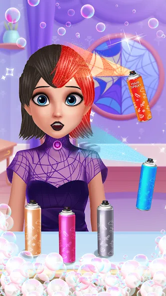 Hair Salon: Beauty Salon Game (Хэр Салон) [МОД: Бесконечные деньги, Монеты и Мега MOD] Screenshot 2