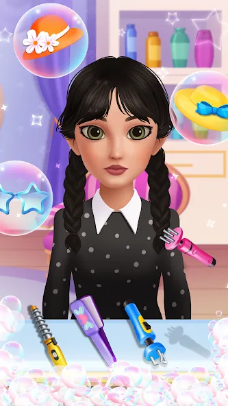 Hair Salon: Beauty Salon Game (Хэр Салон) [МОД: Бесконечные деньги, Монеты и Мега MOD] Screenshot 3