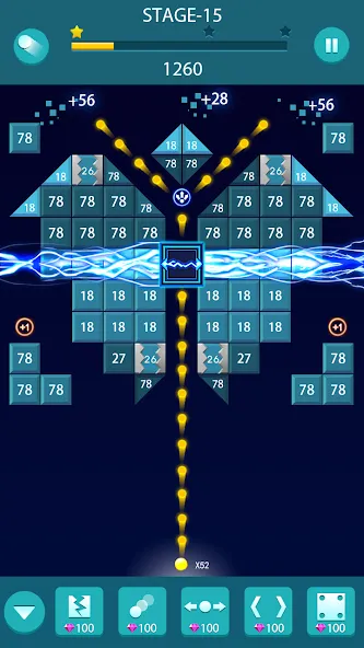Bricks and Balls - Brick Game [МОД: Деньги, Монеты и Меню MOD] Screenshot 2