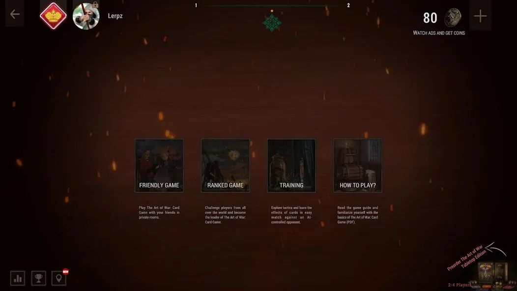 The Art of War: Card Game (Зе Арт оф Вор) [МОД: Бесконечные деньги, Монеты и Мега MOD] Screenshot 1