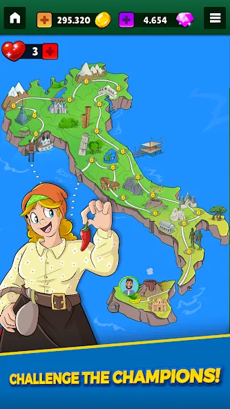 Briscola Tradizionale (Брискола Традициональе) [МОД: Много монет, Открытые уровни и Мега MOD] Screenshot 3