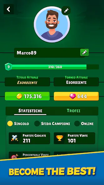 Briscola Tradizionale (Брискола Традициональе) [МОД: Много монет, Открытые уровни и Мега MOD] Screenshot 5