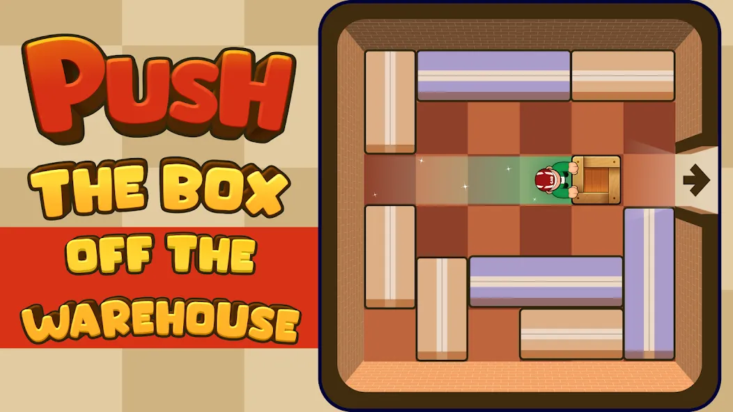 Push Box Out (Пуш Бокс Аут) [МОД: Много денег, Монет и Все открыто] Screenshot 1