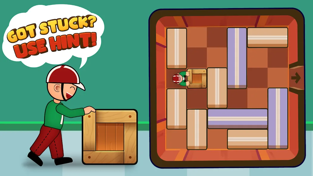 Push Box Out (Пуш Бокс Аут) [МОД: Много денег, Монет и Все открыто] Screenshot 4