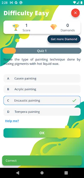 Ultimate Art Quiz (Ультимативная Викторина по искусству) [МОД: Все открыто, Дополнительные деньги и Меню MOD] Screenshot 4