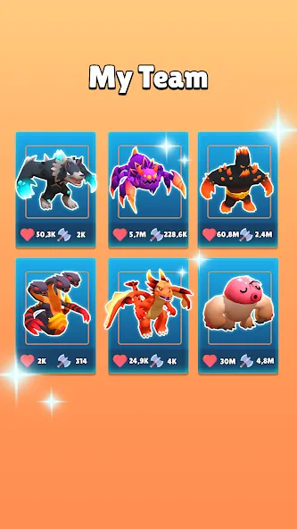 Merge Run Monster 3D Battle (Мердж Ран Покетмон 3Д Баттл) [MOD: Premium/Unlocked] - Скриншот 5