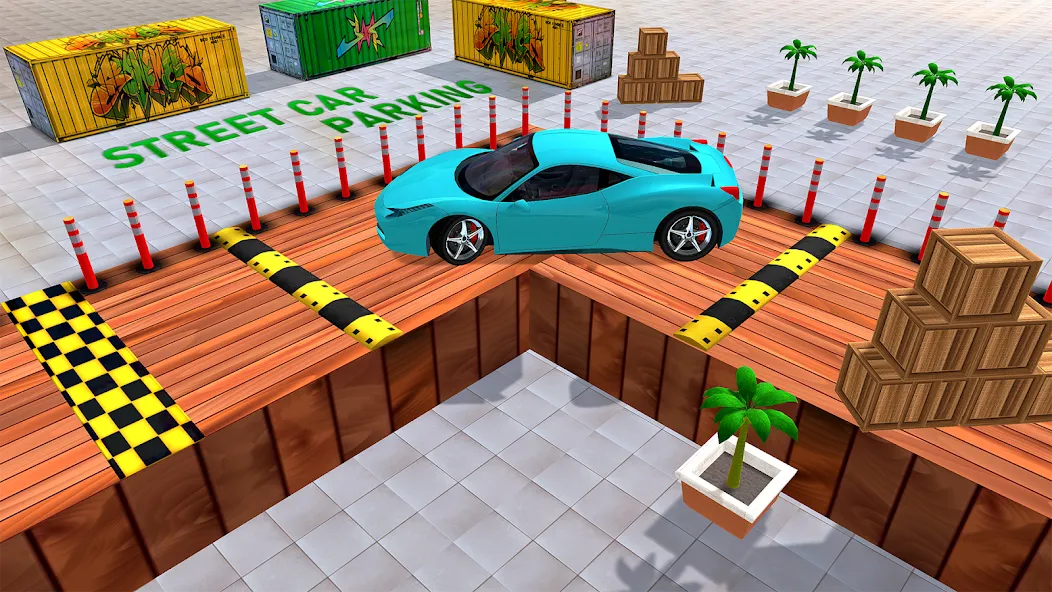 Street Car Parking: Car Games [МОД: Много денег, Монет и Все открыто] Screenshot 4