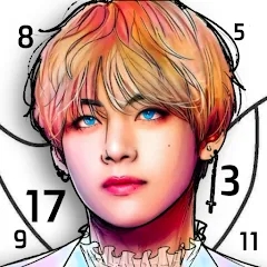 Скачать Kpop Paint by Numbers BT21 [МОД: Деньги, Монеты и Меню MOD] | Взлом Kpop Paint by Numbers BT21 на Андроид