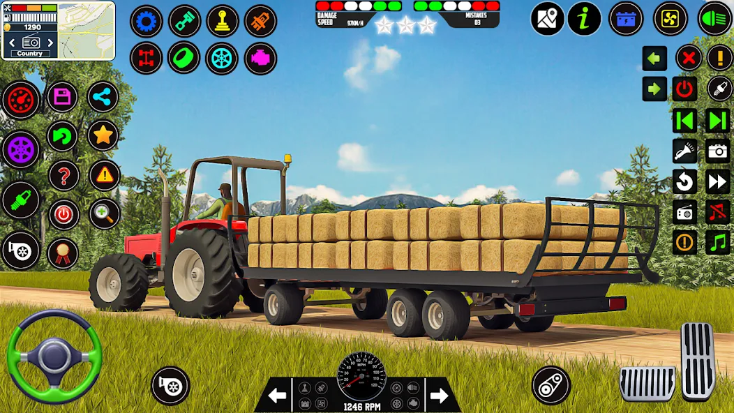 Indian Tractor Game Farming 3D [МОД: Бесконечные деньги, Монеты и Мега MOD] Screenshot 4