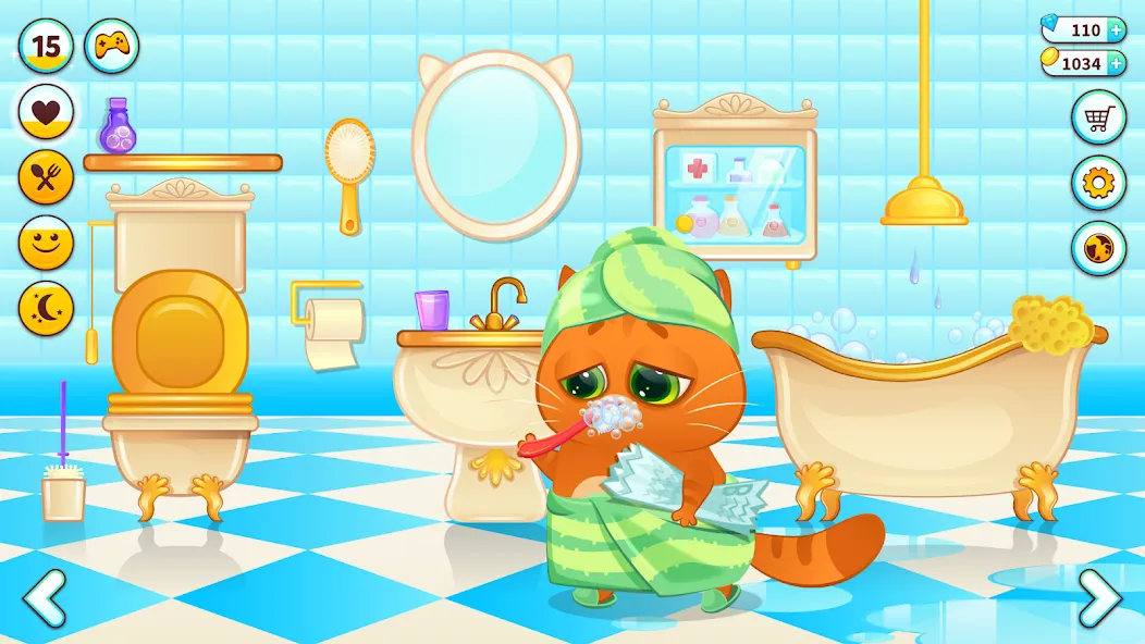 Bubbu – My Virtual Pet Cat [МОД: Все открыто, Дополнительные деньги и Меню MOD] Screenshot 1