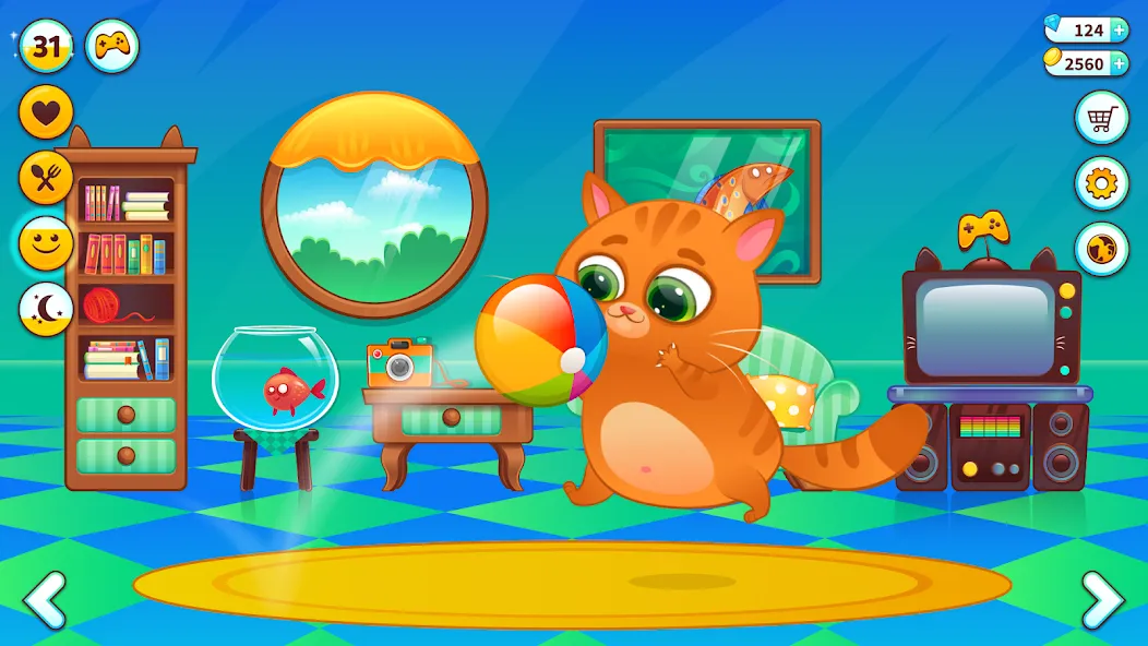 Bubbu – My Virtual Pet Cat [МОД: Все открыто, Дополнительные деньги и Меню MOD] Screenshot 4