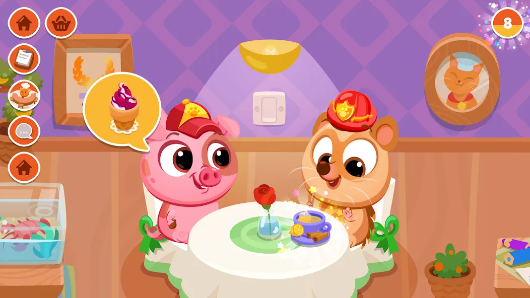 Bubbu Restaurant - My Cat Game (Буббу Ресторан) [МОД: Бесконечные деньги, Монеты и Мега MOD] Screenshot 4