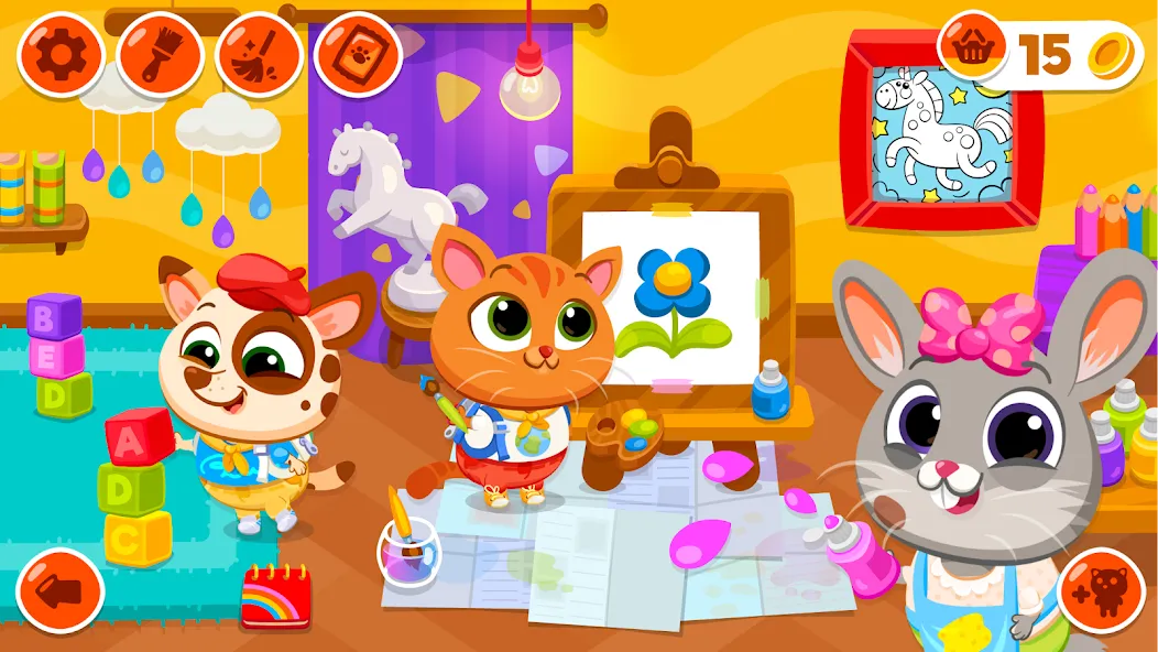 Bubbu School - My Virtual Pets (Буббу Скул) [МОД: Все открыто, Дополнительные деньги и Меню MOD] Screenshot 4