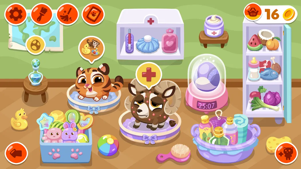 Bubbu School - My Virtual Pets (Буббу Скул) [МОД: Все открыто, Дополнительные деньги и Меню MOD] Screenshot 5
