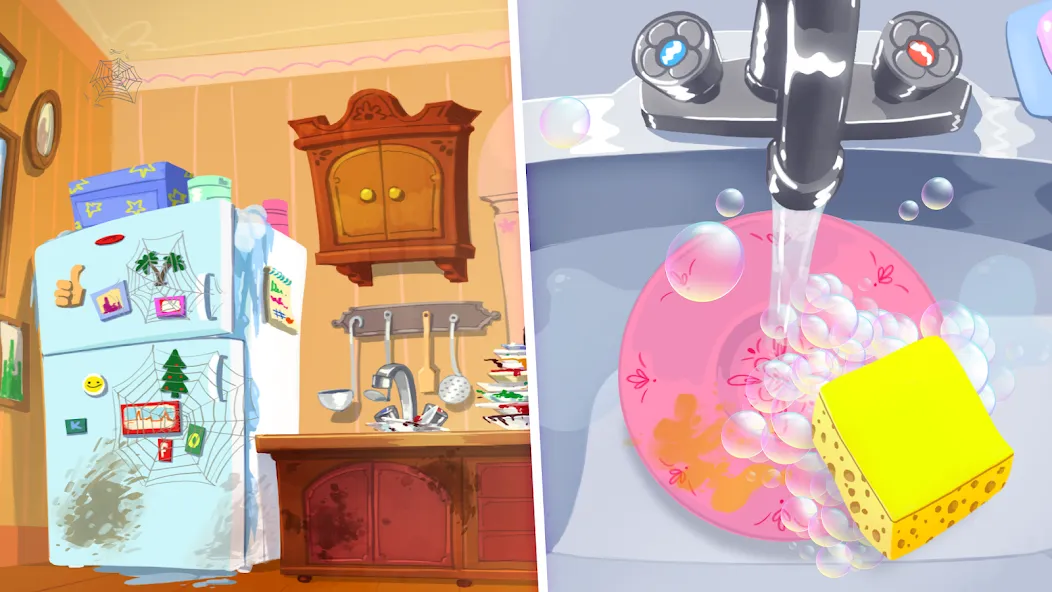 Clean Up Kids [MOD: Все разблокировано] - Скриншот 2