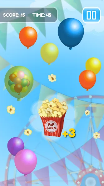Pop Balloon Kids [МОД: Меню, Бесконечные монеты и Открытые уровни] Screenshot 2