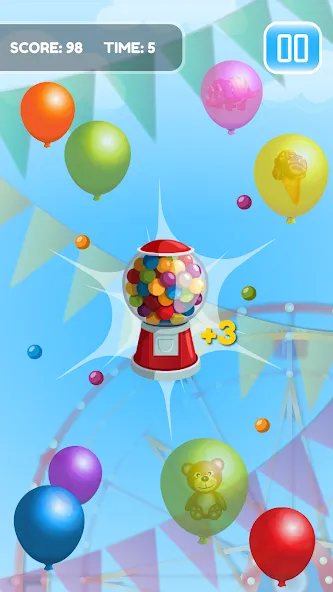 Pop Balloon Kids [МОД: Меню, Бесконечные монеты и Открытые уровни] Screenshot 5