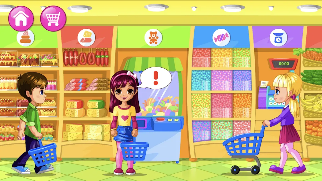 Supermarket Game [МОД: Меню, Бесконечные монеты и Открытые уровни] Screenshot 2