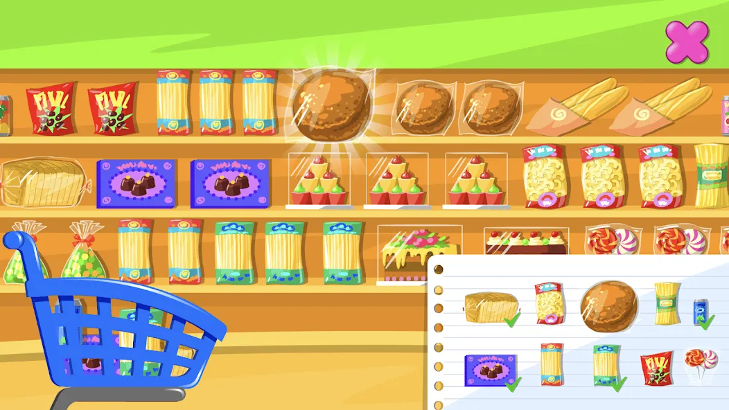 Supermarket Game [МОД: Меню, Бесконечные монеты и Открытые уровни] Screenshot 5