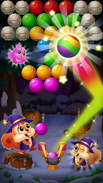 Bubble Shooter Rescue (Бабл Шутер Рескью) [МОД: Много денег, Монет и Все открыто] Screenshot 4