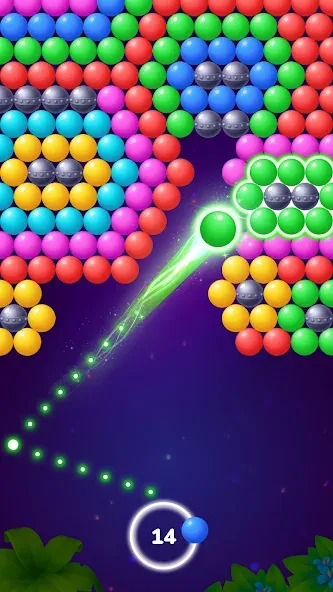 Bubble Shooter Tale: Ball Game (Бабл Шутер Тейл) [МОД: Бесконечные деньги, Монеты и Мега MOD] Screenshot 3