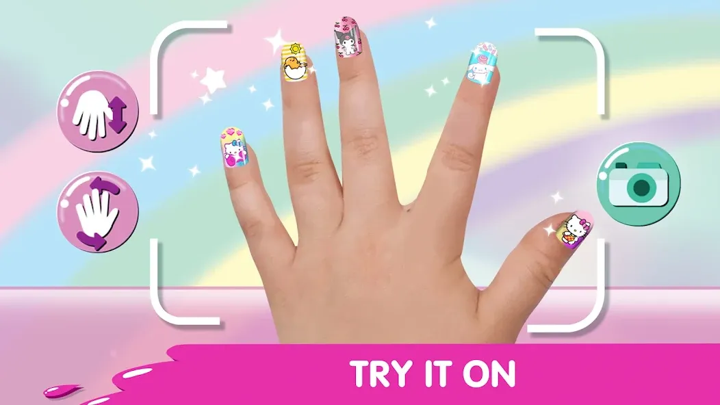 Hello Kitty Nail Salon [МОД: Бесконечные деньги, Монеты и Мега MOD] Screenshot 4