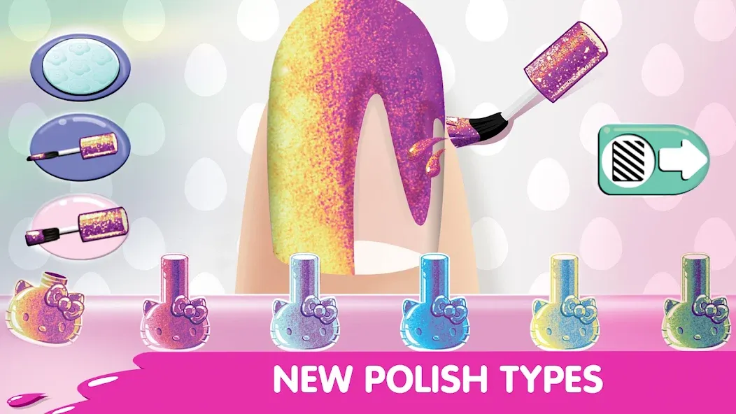Hello Kitty Nail Salon [МОД: Бесконечные деньги, Монеты и Мега MOD] Screenshot 5