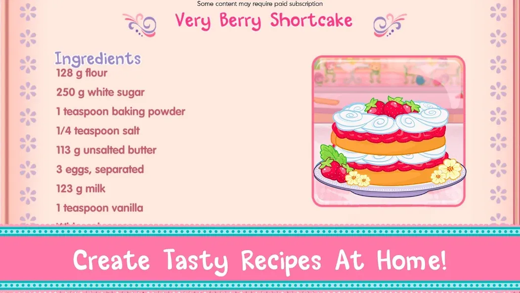 Strawberry Shortcake Bake Shop [MOD: Все открыто] - Скриншот 4